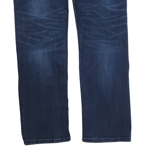 Levis 514 Mens Size 30 x 32 Dark Wash Denim Low Rise Straight Leg Pants - Picture 12 of 12